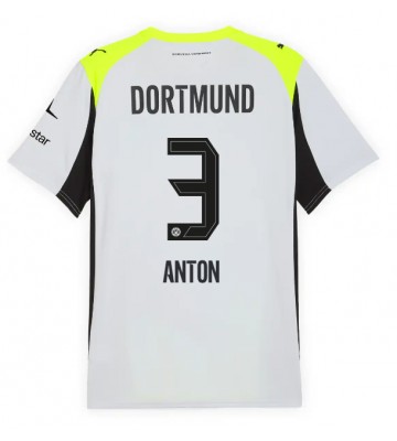 Borussia Dortmund Waldemar Anton #3 Udebanetrøje 2025-26 Kortærmet